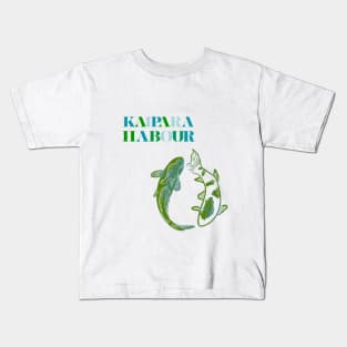 Kaipara Harbour Fishing Kids T-Shirt